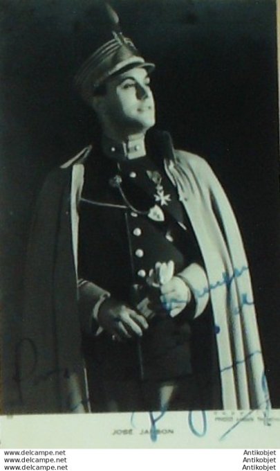 Janson José (Photo De Presse) Dédicacée