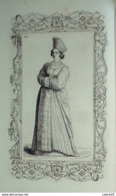 Allemagne NUREMBERG Noble dame mariée 1859