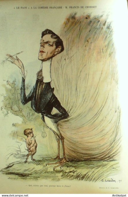 Le Rire 1904-07-16 #  76 Journal humoristique Ed.Originale M De Croisset