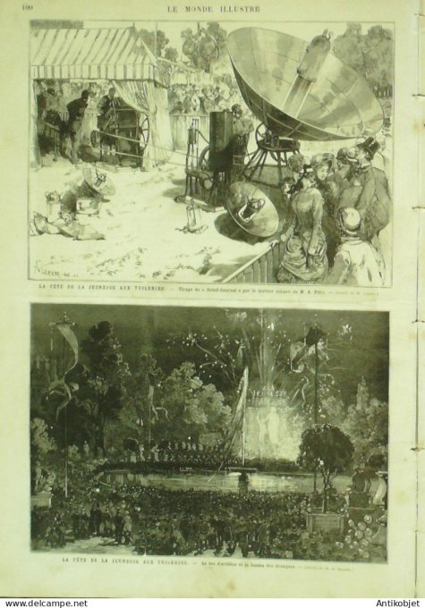 Le Monde illustré 1882 n°1324 Egypte Caire El-Azhar Tewfik-Pacha Autriche Vienne