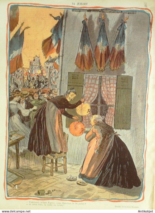 Le Rire 1904-07-16 #  76 Journal humoristique Ed.Originale M De Croisset