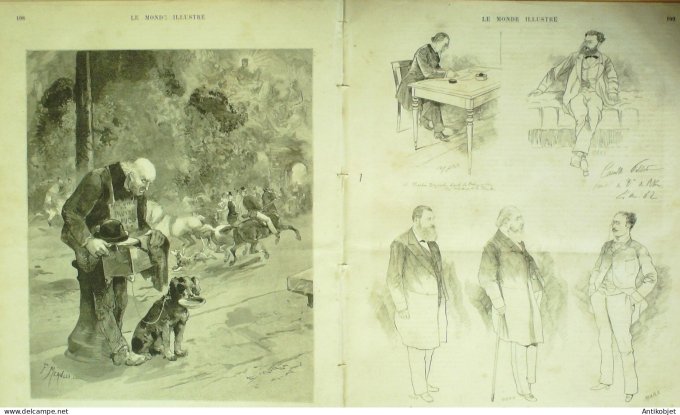 Le Monde illustré 1882 n°1324 Egypte Caire El-Azhar Tewfik-Pacha Autriche Vienne