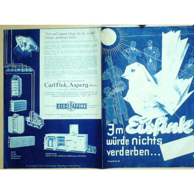 Catalogue EISFINKE appareils ménégers  STUTTGART 1930