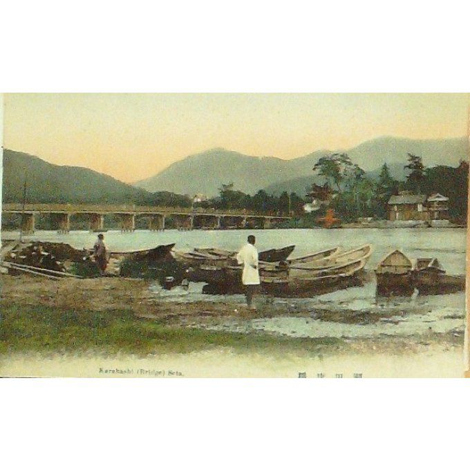 Cpa Japon Karahashi Seta 1920