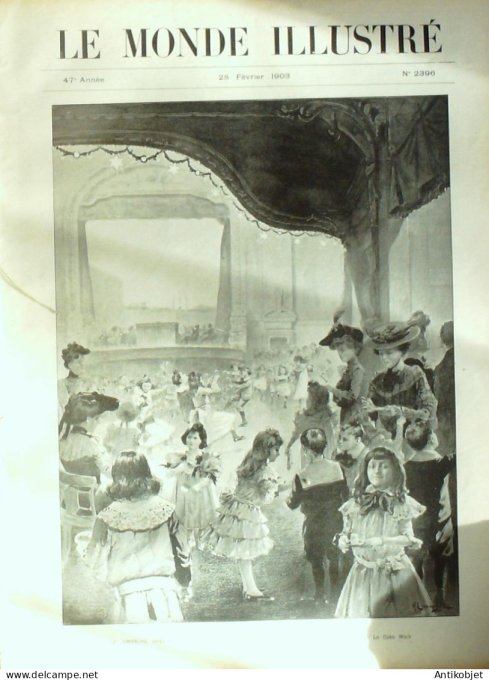 Le Monde illustré 1903 n°2396 Nice (06) Arles (13) Italie Florence Venise Norvège Christiana