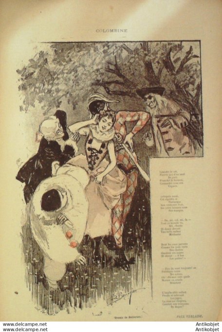 Gil Blas 1895 n°15 Georges AURIOL Pierre TRIMOUILLAT Paul VERLAINE LE QUESNE
