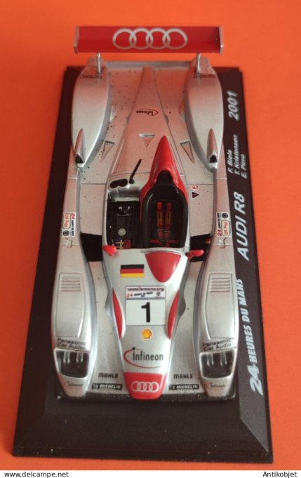 Audi R8 # 1 Le Mans 2001 1/43 Altaya