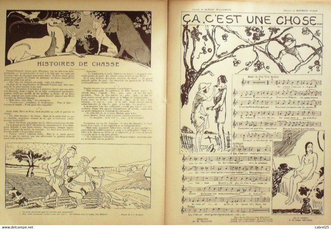 Le Rire 1924 n°303 Cirque jeu Mirande Cheval Capy Nob Roussau Mars Trick Pavis Bernard