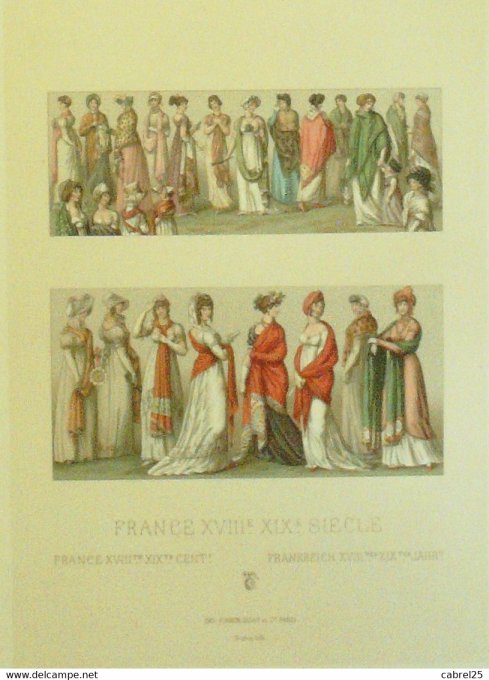 Mode Toilettes le Châle 1794-1811