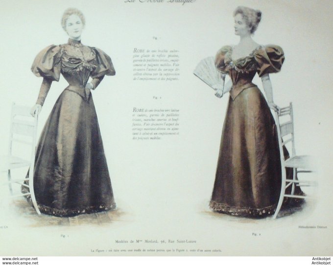 La Mode pratique 1894 # 22 Robes de soie
