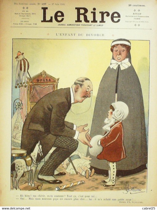 Le Rire 1911 n°437 Guillaume Dépaquit Poulbot Florès Ray Stey NobCarlègle Delaw