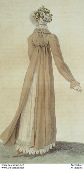 Costume Parisien 1811 # 1157 Robe mousseline
