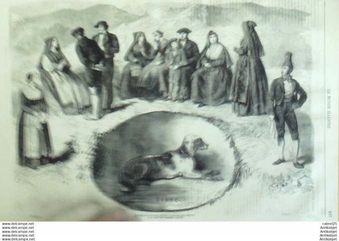 Le Monde illustré 1859 n°128 Biarritz (64) Vesinet (78) Belgique Anvers Luchon (31) Great Eastern