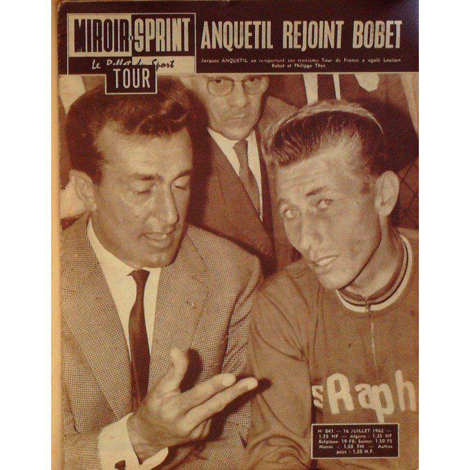 Miroir Sprint 1962 n° 841 16/7 LOUISON BOBET HEKYETT HUTCHINSON RUDI ALTIG