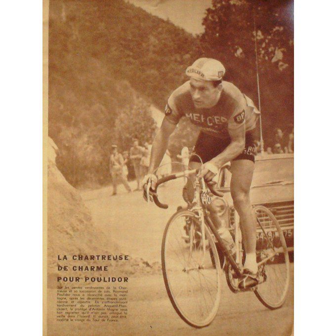 Miroir Sprint 1962 #  841 16 Juil Louison Bobet Hekyett Hutchinson Rudi Altig