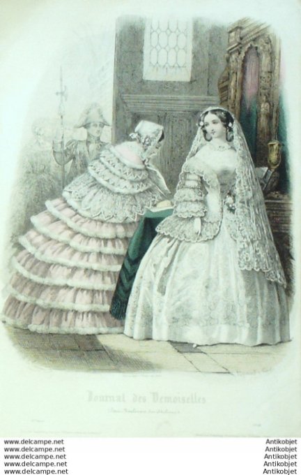 Journal de Demoiselles 1855 # 03 Mariée
