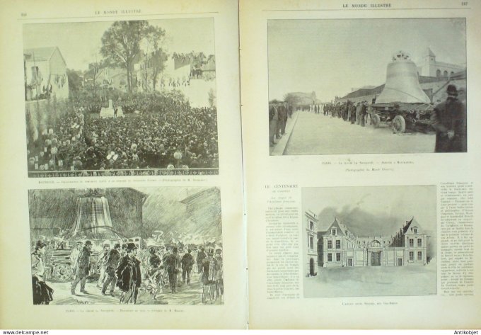 Le Monde illustré 1895 n°2012 Madagascar Prince Rahamatra Maubeuge (59) roi de Portugal