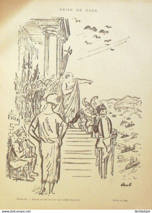 Le Rire 1923-09-15 # 241 Journal humoristique Ed.Originale Prise de gage
