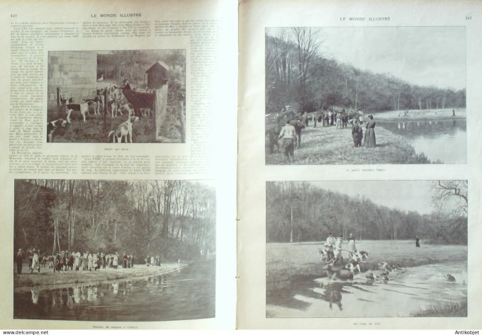 Le Monde illustré 1902 n°2380 Chasse à courre Berlin Tuberculose Espagne Saragosse Los Gigantos