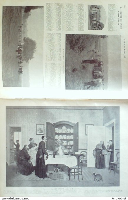 Le Monde illustré 1902 n°2380 Chasse à courre Berlin Tuberculose Espagne Saragosse Los Gigantos