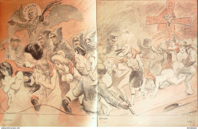 L'Assiette au beurre 1902 #  90 Le singe Willette