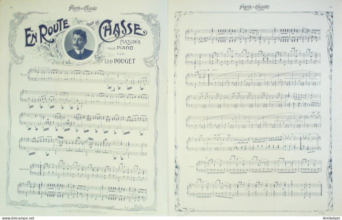 Paris qui chante 1904 n° 70 Neil Duval Marius U Devassy Léo Pouget Giralduc
