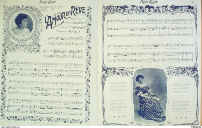 Paris qui chante 1904 n° 70 Neil Duval Marius U Devassy Léo Pouget Giralduc