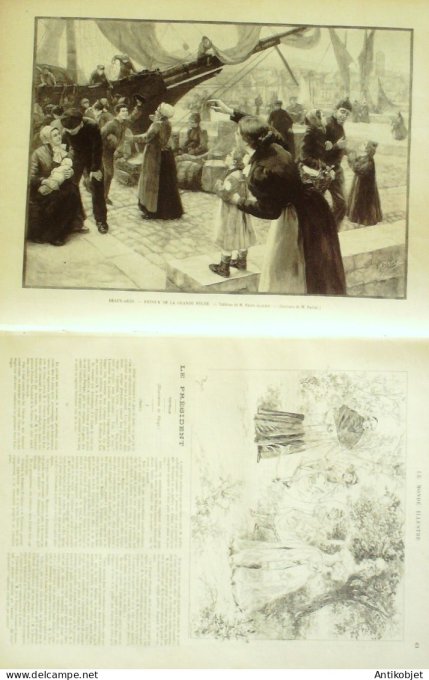 Le Monde illustré 1900 n°2261 Perse Shah Chine Mong-Tsé Baikal Russie Klabarovska Blagovechtchensck 