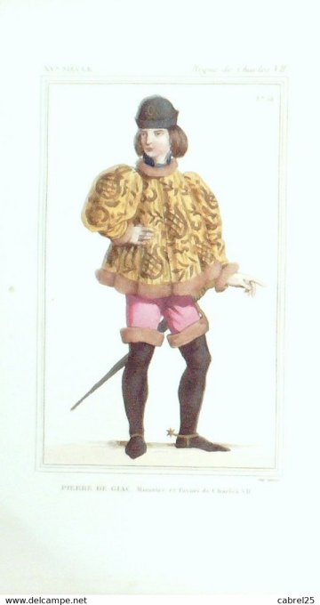 De Giac Pierre Ministre De Charles Vii 15ème 1852