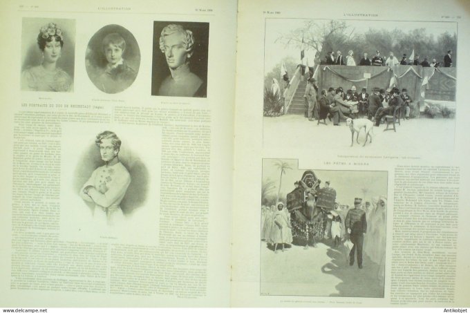 L'illustration 1900 n°2976 Algérie Biskra Angleterre Cambridge émeutes Afrique-Sud Colenso Ladysmith