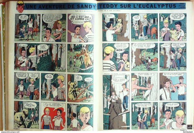 Album Spirou 74 Dupuis (n°1123-1133) 1959 (22-10 au 31-12) Eo complet