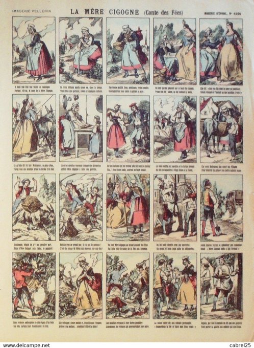 La Mere Cigogne (Pellerin d'epinal)