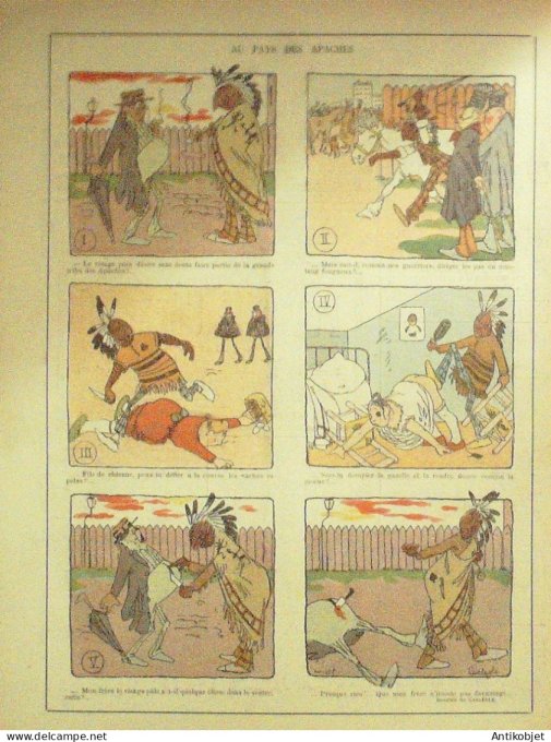 Le Rire 1902-10- 4 # 413 Journal humoristique Ed.Originale Visite au vieux chateau