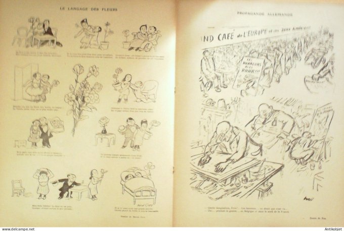 Le Rire 1923-03-24 # 216 Journal humoristique Ed.Originale Propagande allemande