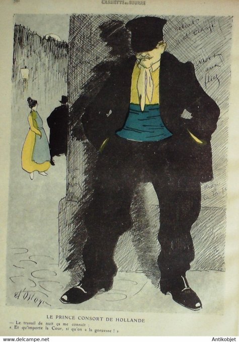 L'Assiette au beurre 1910 # 505 Bureau de placement pour souverains Ostoya