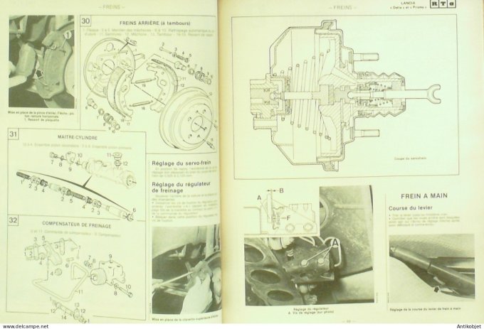 Revue Tech. Automobile 1984 n°440 Lancia Delta & Prisma 1300 Renault 14 & 18