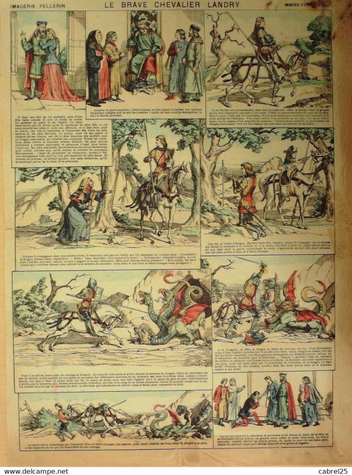 Le Brave Chevalier Landry  (Pellerin d'epinal)