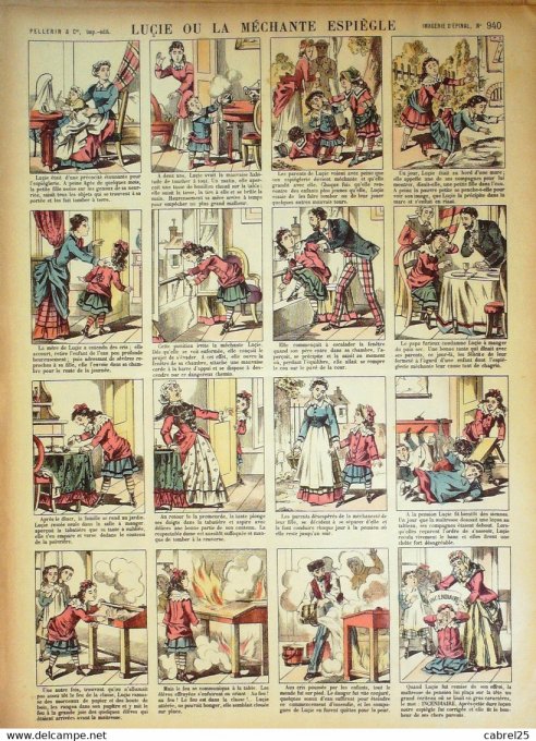Lucie Ou Mechante Espiegle (Pellerin d'epinal)