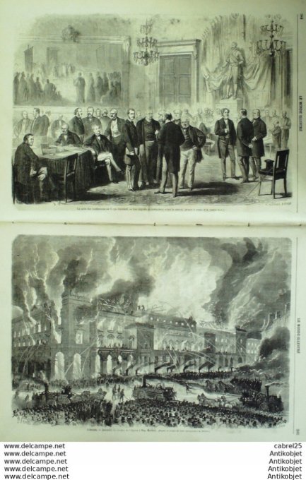 Le Monde illustré 1867 n°558 Angleterre Londres Opéra Hay Market