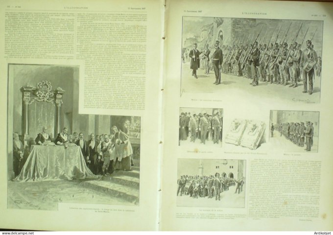 L'illustration 1897 n°2848 Madagascar Tananarive Suède Stockholm Rép.St-Marin Garibaldi Fort della-R