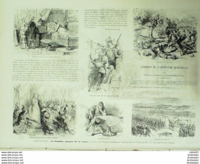 Le Monde illustré 1867 n°558 Angleterre Londres Opéra Hay Market