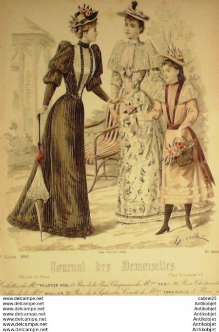 Journal de Demoiselles 1892 # 4892 (Maison Pelletier-Vidal)