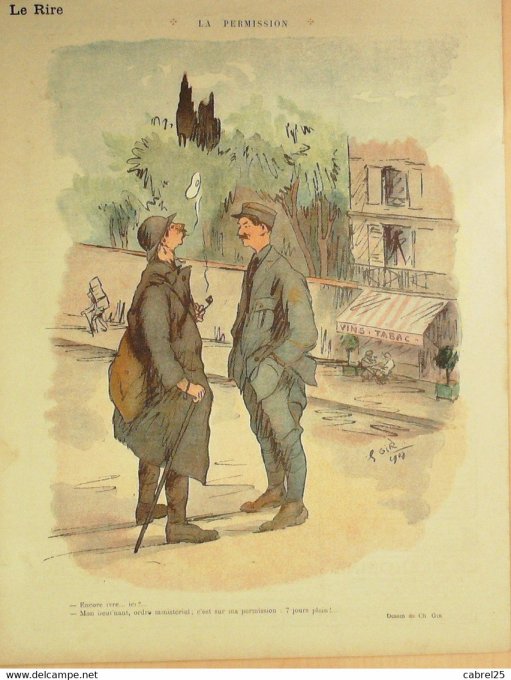 Le Rire Rouge 1917 n°135 Métivet Nob Florès Halouze Hautot Genty  Gir