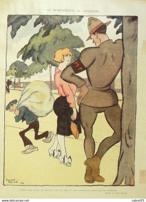 Le Rire 1919 n° 30 Falké Jouenne Mirande Ray Guillaume Arnac