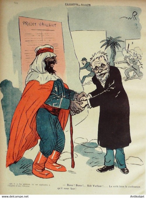 L'Assiette au beurre 1910 # 507 Le Projet vaillant Radiguet