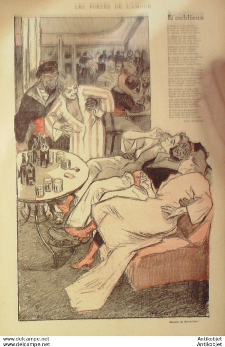Gil Blas 1895 n°14 Henry KIST ANATOLE LANCEL Jean RICHEPIN LAURENS