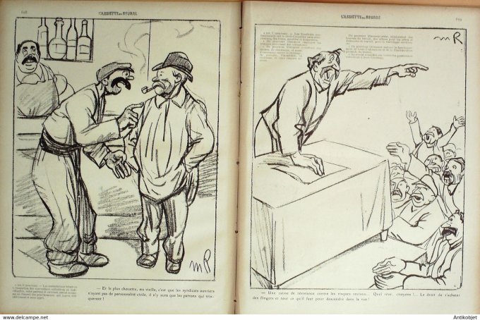 L'Assiette au beurre 1910 # 507 Le Projet vaillant Radiguet