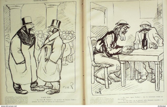 L'Assiette au beurre 1910 n°507 Le Projet vaillant Radiguet
