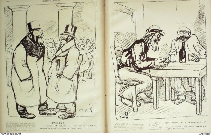 L'Assiette au beurre 1910 # 507 Le Projet vaillant Radiguet