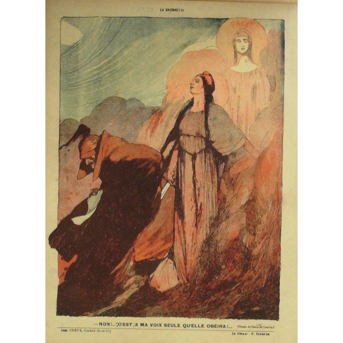 La Baionnette 1917 n°084 (Paix Allemande) NEUMONT GASTYNE CAPPIELLO IRIBE CARTIER